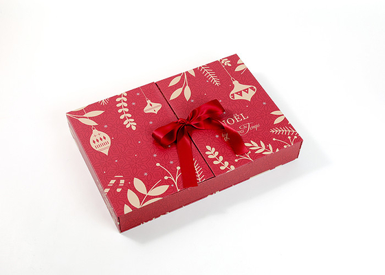 Cardboard Christmas Gift Boxes With Ribbon